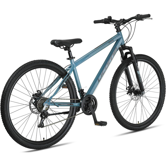 Гірський велосипед Licorne Bike Thunder Premium з дисковими гальмами, 29 дюймів, Aquamarine — для дорослих та підлітків