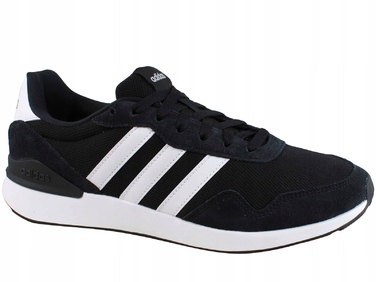 Чоловічі легкі спортивні кросівки adidas Run 60s 4.0, чорні, JR6622, 43 1/3