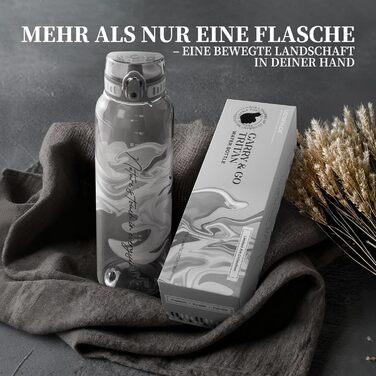 Дитяча пляшка для води UZSPACE 600 мл, спортивна, без витоку, з одноручним керуванням, для газованої води, миється в посудомийній машині, для школи та активного відпочинку, білий колір