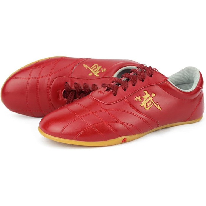 Жіночі боксерські танки VIBLiSS, таоїстські/кунг-фу черевики з натуральної шкіри, антиковзаючі спортивні черевики для занять у залі та прогулянок, червоні