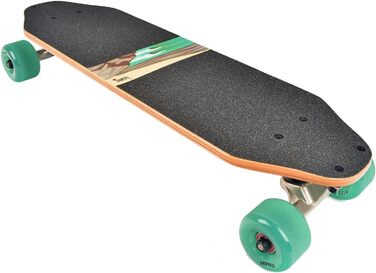 JUCKER HAWAII Скейтборд City Cruiser з дерева для дітей та дорослих, міні лонгборд WOODYBOARD PONO, комплектний