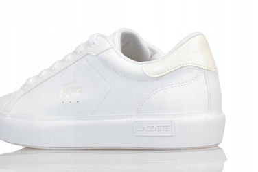 Жіночі білі спортивні кросівки Lacoste Powercourt 225 1 Suj, р. 38