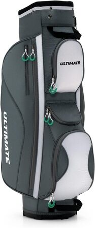 Сумка для гольфу GOPLUS, легка дорожня сумка з 14 відділеннями, 7 кишенями на блискавці, кишеня для цінних речей, кишеня-холодильник, регульований плечовий ремінь, водонепроникна накидка та тримач для парасольки, для зберігання та перенесення гольф-клубу