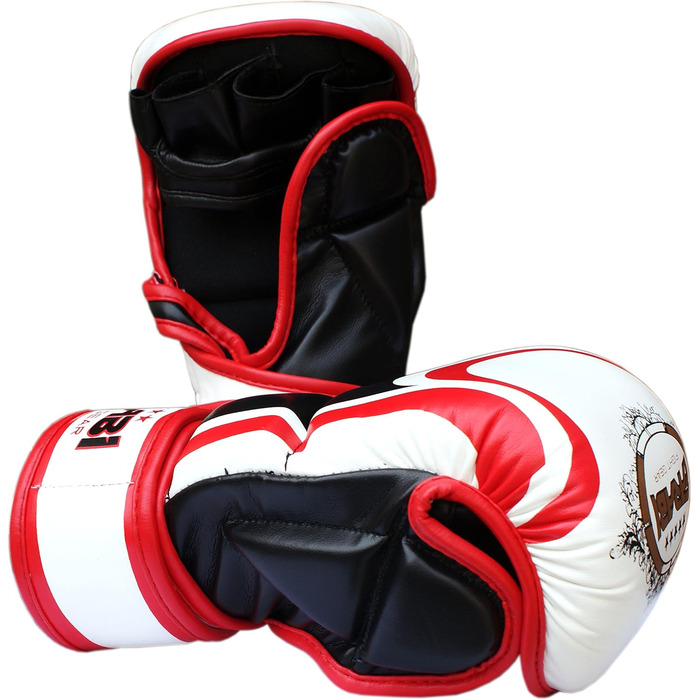Гібридні MMA рукавички Farabi Sports 7oz, напівпрофесійні, для тренувань, греплінгу та спарингу, розмір S/M