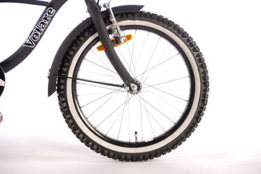 Дитячий велосипед Kubbinga Volare Black Cruiser для хлопчиків, чорний