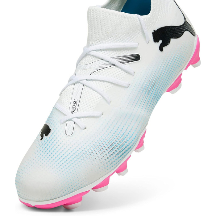 Дитячі футбольні бутси PUMA Future 7 Match BNA FG/AG Jr - 28 EU (Білий, Чорний, Рожевий)