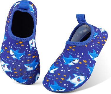 Дитячі шльопанці для плавання та басейну: антиковзкі, швидковисихаючі, для дівчаток та хлопчиків (21/22 EU, Navy Blue)