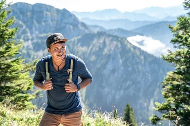 Унісекс кепка-снепбек Jumping Bird темно-сіра, вовняна бейсболка з регульованим розміром для активного відпочинку
