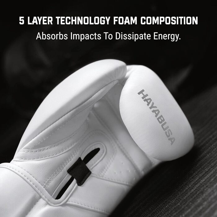 Боксерські рукавички Hayabusa T3 Kanpeki 16oz білі натуральна шкіра