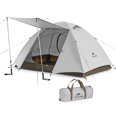 Намет Naturehike Cloud Creek 2-3 особи, ультралегкий, водонепроникний, для кемпінгу та трекінгу, білий