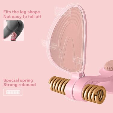 Тренування тазового дна та внутрішньої поверхні стегна: тренажер для дому, рожевий
