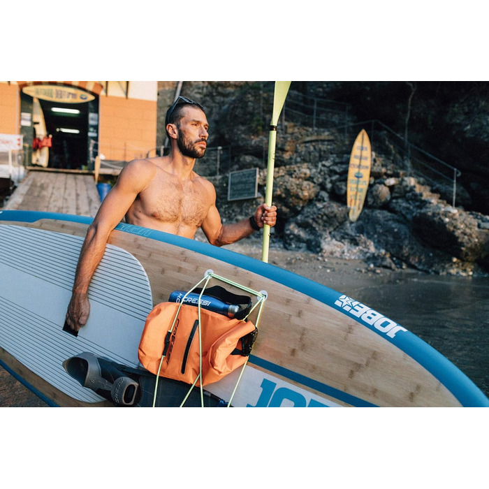 Водонепроникний мішок Cressi Dry Bag для дайвінгу, плавання, риболовлі, водних видів спорту та кемпінгу, оранжевий, 10 л