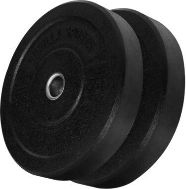 Гумові олімпійські диски GORILLA SPORTS 2x25 кг, 50 мм, для штанги