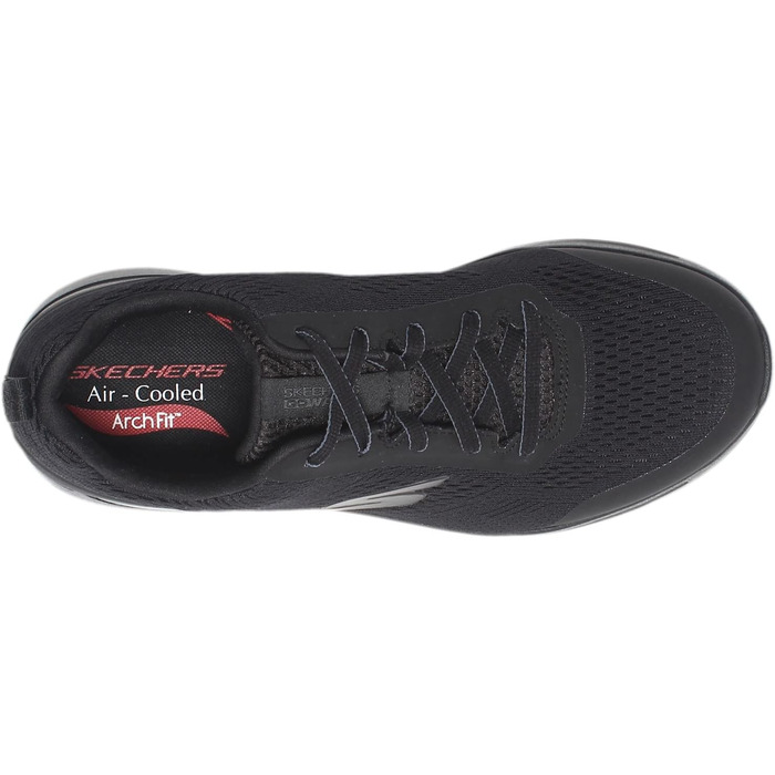 Чоловічі кросівки Skechers Go Walk Arch Fit Idyllic, чорні, розмір 47.5 EU, X-широкі