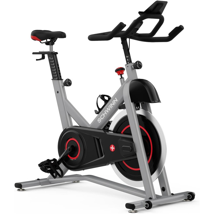 Спінбайк Schwinn IC3.5: домашній велотренажер для сайклінгу з магнітним або фетровим гальмуванням, Bluetooth FTMS, сумісність із Zwift, Peloton, Kinomap та JRNY