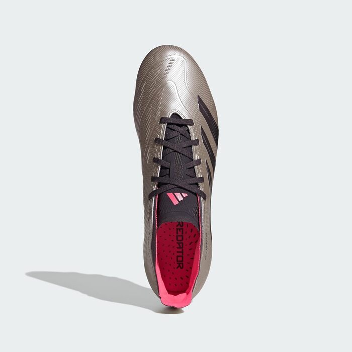 Футбольні бутси Adidas Predator League для твердого поля (40.5 EU, сіро-чорний)