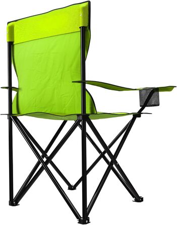 Складний стілець 24MOVE® для риболовлі, кемпінгу та відпочинку на природі - рибальський стілець, туристичний стілець, садова меблі, зелений