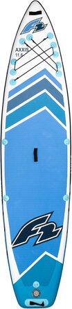 Надувна SUP-дошка Campsup F2 AXXIS Combo 12'2'' з аксесуарами, світло-блакитна, для початківців і досвідчених серфінгістів