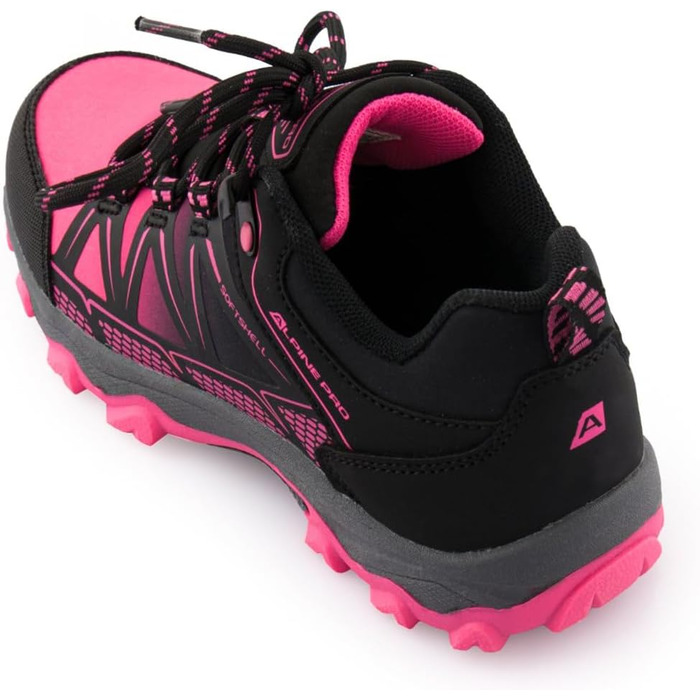 Дитячі трекінгові черевики Alpine PRO FARO, рожеві, розмір 38 EU. Легкі, дихаючі, з гумовою підошвою. Активне взуття для прогулянок та туризму.