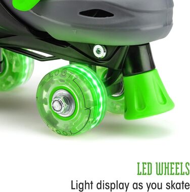 Роликові ковзани Xootz TY6340-M, зелені, розмір 32-36