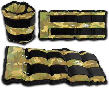 Важкі манжети C.P. Sports (2 шт.) для зап'ястя та щиколотки | Ваги для рук та ніг, 0,5-8 кг | Для фітнесу, бігу, силових тренувань, залу