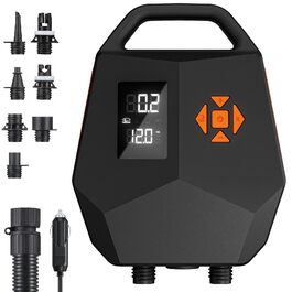 Електричний насос для SUP дошки 20 PSI з автовимкненням, 12V адаптер для авто, каяків, човнів – швидке надування