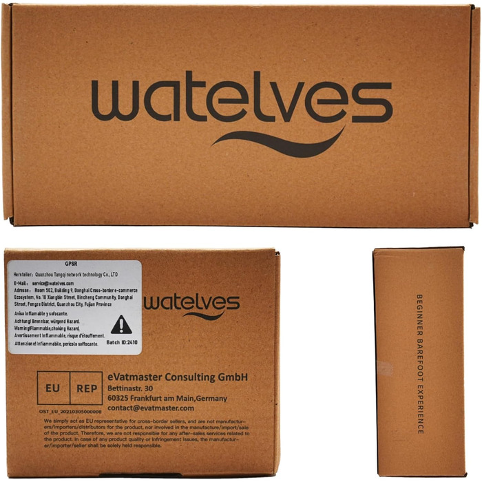 Взуття для ходьби без шкарпеток WateLves: чоловічі та жіночі мінімалістичні трейлранні кросівки, легкі, дихаючі, для фітнесу, 41 EU, чорний