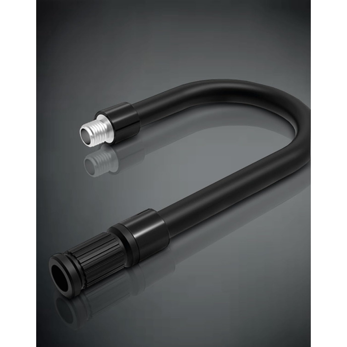 ODYS FlexPump акумуляторний портативний електричний компресор-насос для авто, мотоцикла, велосипеда, самоката, м'ячів (0-10 Бар, 0-150 PSI, 2000 мАг, зарядка USB-C, цифровий дисплей, LED-підсвітка)