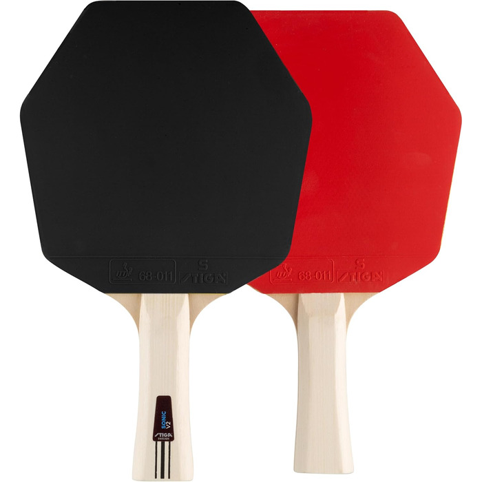 Набір для настільного тенісу STIGA Sonic V2 – 2 ракетки Cybershape, 3 м'ячі, ITTF, для початківців, сімейний