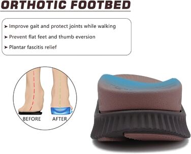 Чоловічі трекінгові сандалі KuaiLu: ортопедичні, зручні, для спорту та активного відпочинку, літні, відкриті, коричневі, 43 EU