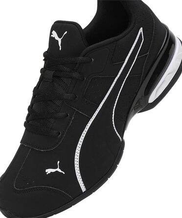 Кросівки для бігу PUMA Tazon 7 Evo Road - унісекс, чорно-білі (44.5 EU)