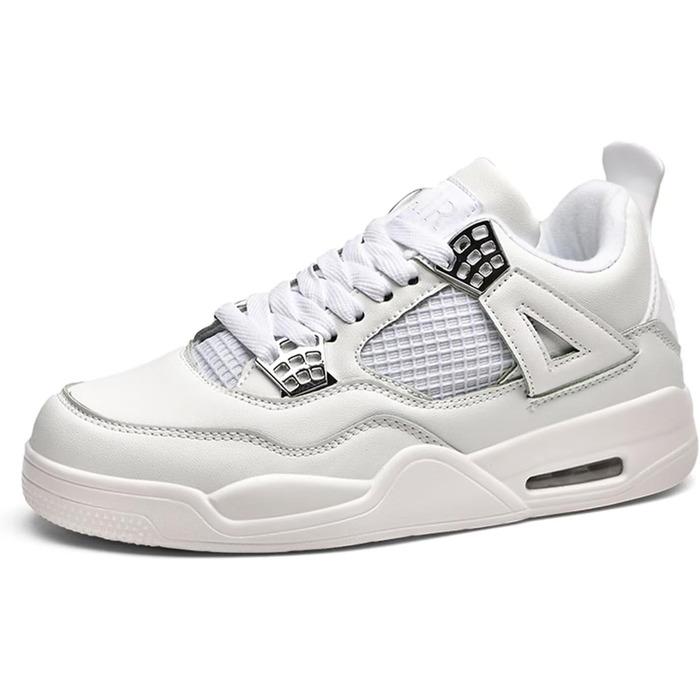 Кросівки Marbury Air 4 Retro - чоловічі та жіночі, для скейтбордингу, бігу, ходьби, баскетболу, спорту, з повітряною подушкою, білі та сірі (37 EU, 3 шт.)