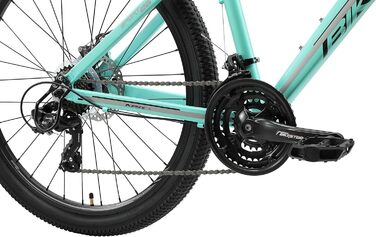 Гірський велосипед BIKESTAR Hardtail алюмінієвий, 21 швидкість Shimano, дискові гальма, 26
