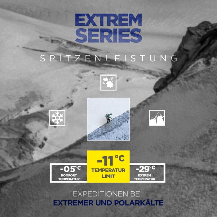 Спальний мішок Lestra Sport Greenland 200 для екстремального холоду -11°C, 200x75 см, 1.6 кг, для дорослих