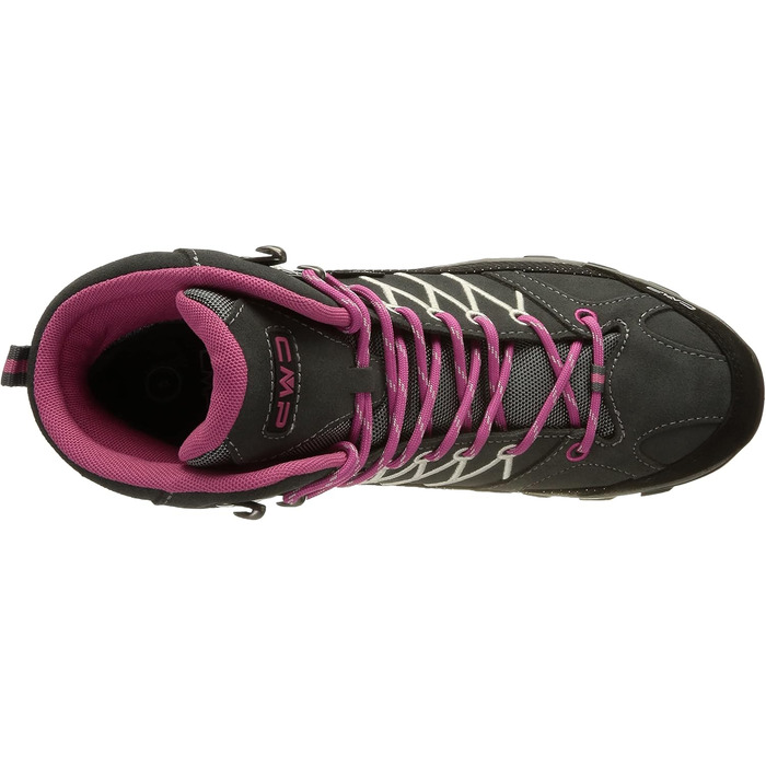 Черевики трекінгові жіночі CMP Rigel Mid WP, сіро-фуксія-айс, 43