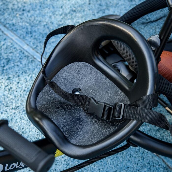 Триколісний велосипед HOMCOM 6-в-1 з батьківською ручкою для дітей 1-5 років (25 кг), з реверсом, кошиком, тримачем для пляшки та сонцезахисним дахом (Темно-синій)