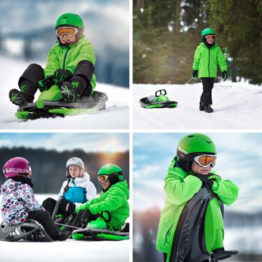 Керований дитячий снігокат Gizmo Riders Stratos Monster Pink, універсальний розмір