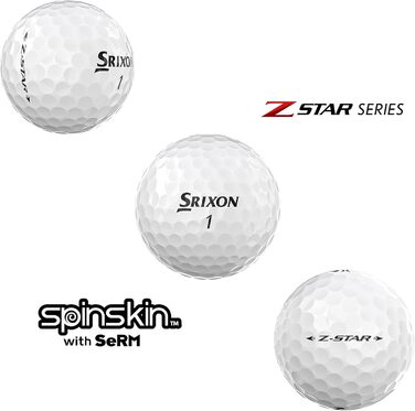 Гольф-м'ячі Srixon 24 Z-Star, білий колір, оптом для гольф-поля