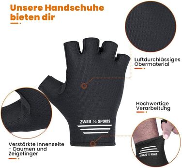 Велосипедні рукавички літні для чоловіків та жінок – дихаючі рукавички з гелевою підкладкою для MTB, шосе та трекінгу, чорно-білі