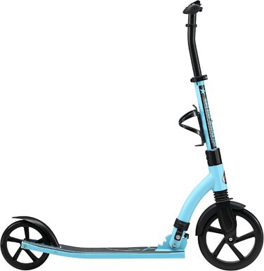 Самокат дитячий та дорослий STAR SCOOTER алюмінієвий, колеса 230мм, блакитний