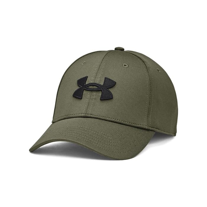 Дитяча кепка Under Armour Blitzing ADJ для хлопчиків, регульована, темно-зелена (Marine OD Green), розмір L-XL