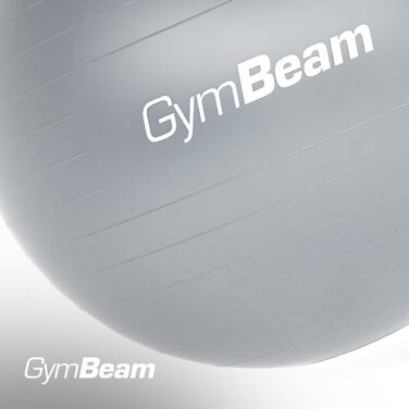 Гімнастичний м'яч GymBeam 85 см з насосом, сірий – для стабільності, зміцнення, профілактики та полегшення болю в спині