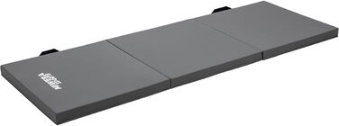 Гімнастичний мат Miweba Sports GM100, складаний, 180x60x5 см, протиковзкий, для фітнесу, йоги, спорту, сірий