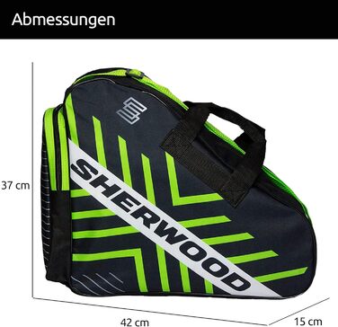 Сумка для ковзанів Sherwood Greenline: для ковзанів, роликів та хокею
