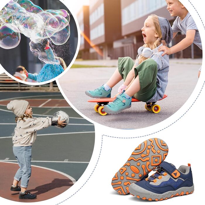 Дитячі трекінгові кросівки Mishansha для активного відпочинку: легкі, зручні, зелені (24 EU, блакитні)