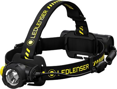 Ліхтар налобний LED Ledlenser H7R Work 1000 люмен, акумуляторний, водонепроникний IP67, регульований, з USB-кабелем