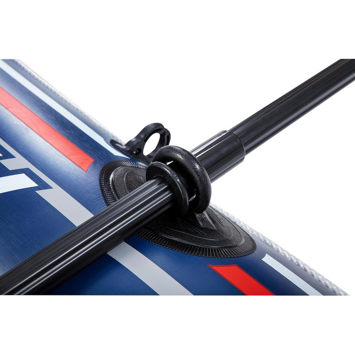 Надувний човен Bestway Hydro-Force Treck X2 255x127x36 см з веслами, комплект для відпочинку на воді