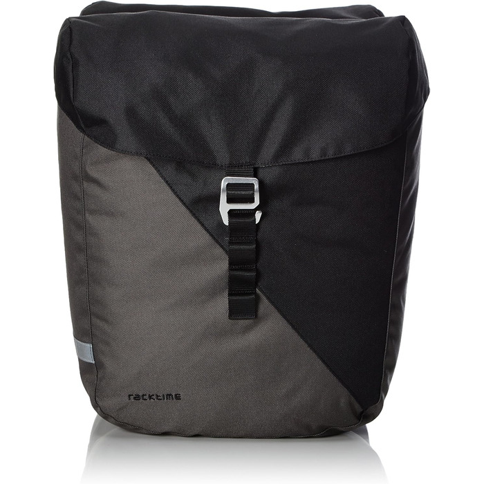 Велосипедна подвійна сумка Racktime Vida, чорна, 35x28x26 см