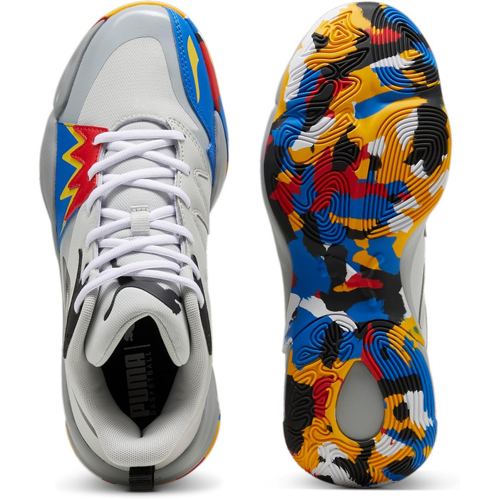 Кросівки баскетбольні PUMA Unisex Genetics 44.5 EU, сірий колір