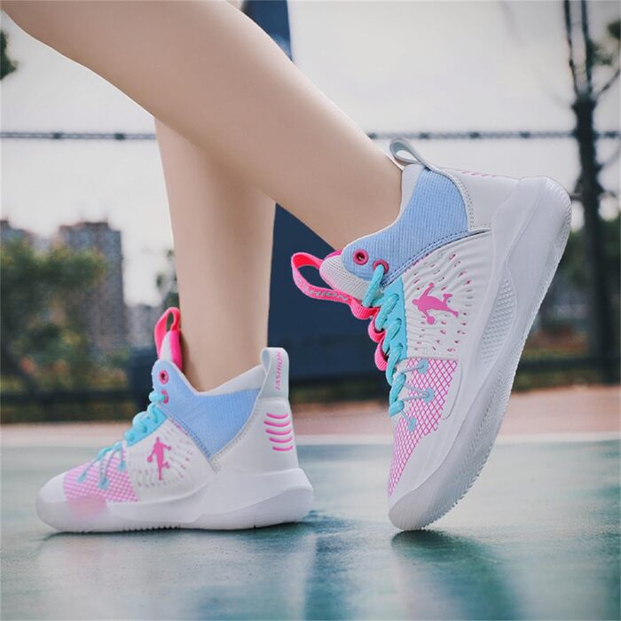 Баскетбольні кросівки TBJ для чоловіків та жінок. Зносостійкі, спортивні, тренувальні, не слизькі. Білий колір, розмір 40 EU